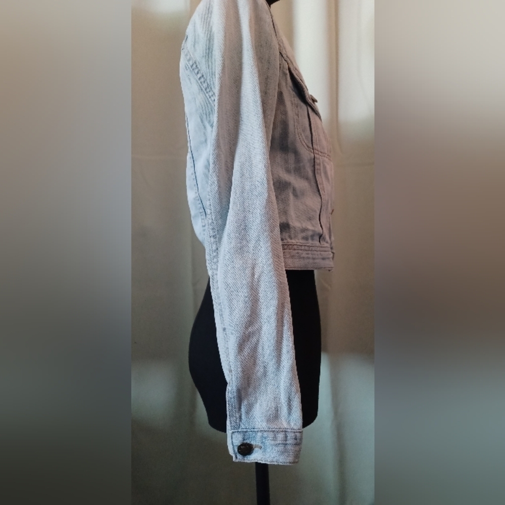 Forever 21 Light Blue Denim Jean Jacket - Picture 4 of 11